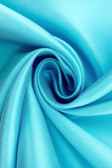 Silk and Polyester Zibeline in Turquoise0