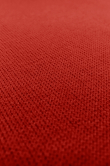Poly Viscose Blend Knit in Tomato Red0