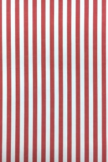 Pima Cotton Shirting Stripe in Red0