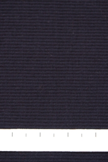 Virgin Wool Rib Knit in Navy0