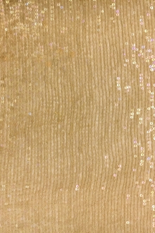 Opalescent Rows of Sequins on Silk Chiffon0