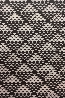 Cotton Batik with Triangles Pattern in Bison0