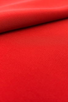 Polyester Powder Crepe De Chine in Red0
