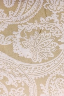 Extra Wide Doubleface Jacquard Large Paisley Pattern0