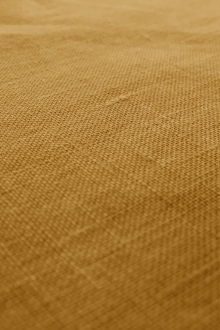 Belgian Sanforized Linen in Mustard0