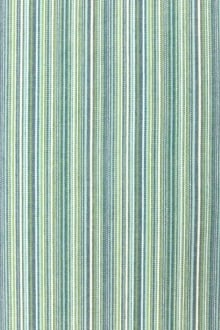 Cotton Woven Stripe in Caribe0