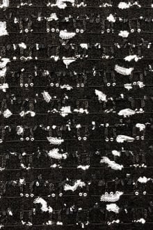 Italian Tweed Black & White0