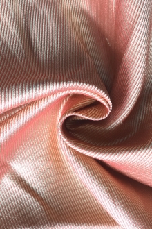silk taffeta in a swirl to show the iridescence