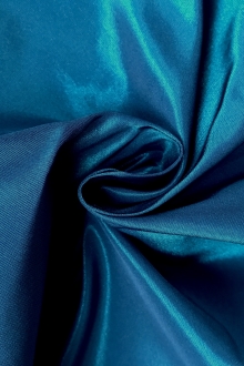 turquoise iridescent taffeta in a swirl