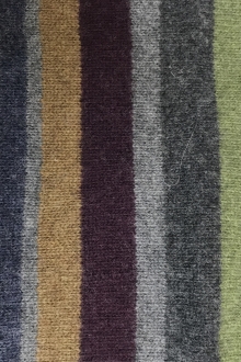 Striped Wool Double Face Knit 