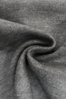 Italian Wool Double Face Knit in Grey