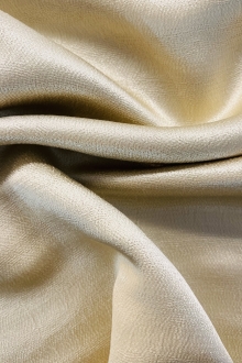 Hammered Silk Satin in Natural White 16MM - East & Silk