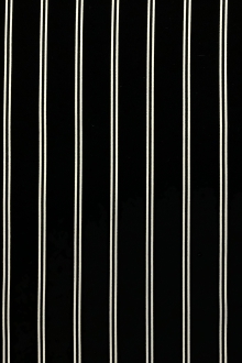 Polyester Georgette Stripe in Black0