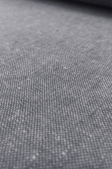 Yarn Dyed Linen Cotton Blend in Graphite0