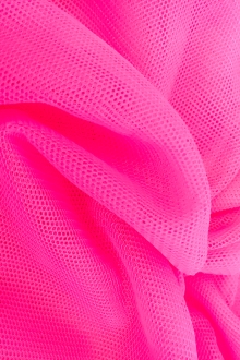 Nylon Bobbinet in Neon Pink0