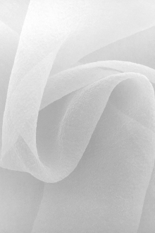 Japanese Pebbled Poly Organza in White0