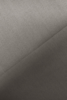 Italian Wool Satin Faille in Stone Grey0