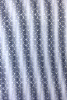 Italian Dobby Striped Shirting in Blue0
