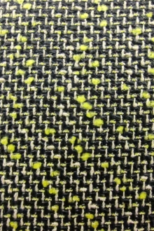 Coated Cotton Blend Tweed0