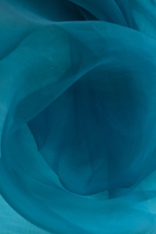 Japanese Polyester Extra Fine Organza in Teal0