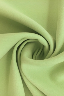 Polyester Stretch Crepe in Light Apple Green0