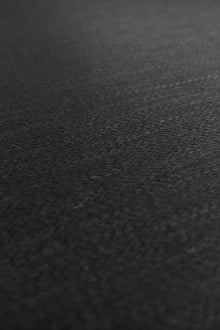 Heavy Linen Satin Upholstery in Black0