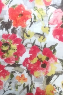 Cotton Upholstery Floral Print0