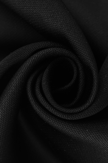 Silk Barathea in Black  (Dye Lot A)0