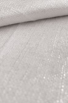 Metallic Linen Cotton Blend in Sterling Silver0
