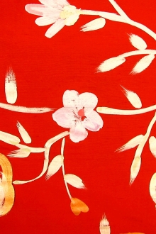 100% Silk Printed Shantung0