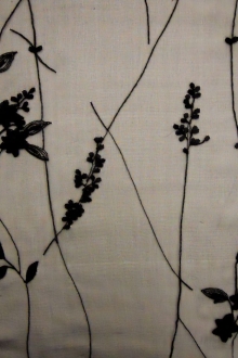 Embroidered Silk Chiffon0