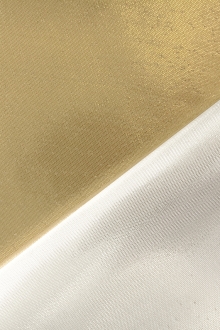 Silk and Polyester Blend Doubleface Lamé0