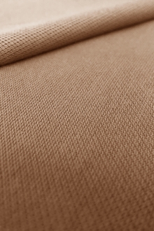 Japanese Cotton Pique Knit in Chamoisee0