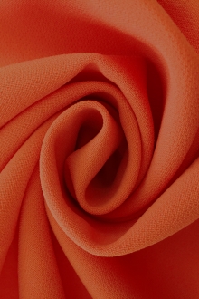 Polyester Stretch Crepe in Orange0