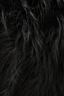 Black, Faux Fur fabric - 6 x 5.5 inches – Bonny Bubbles