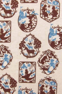 Japanese Linen Cotton Print0