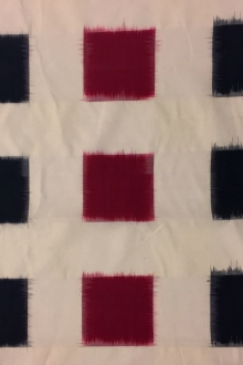 Cotton Ikat with Squares Pattern0