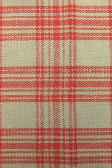Heavy Woven Cotton Flannel Plaid 0