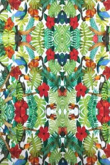 Cotton Broadcloth Tropical Digital Print0