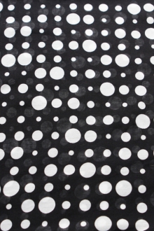 Cotton Silk Voile Print with Dots Print0
