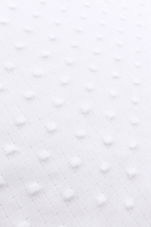 Cotton Plumetis in White0