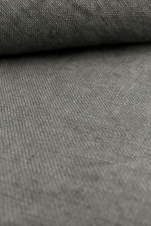 Stone Washed Linen In Tin Grey0