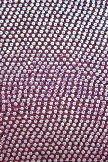 Sequins Beads on Silk Chiffon0