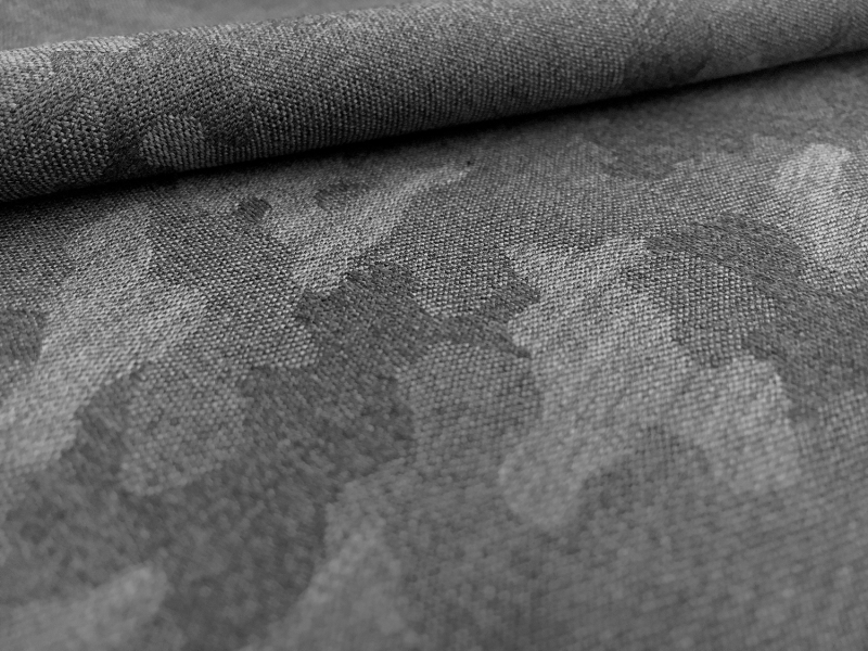 Italian Wool Camouflage Jacquard Suiting in Graphite2