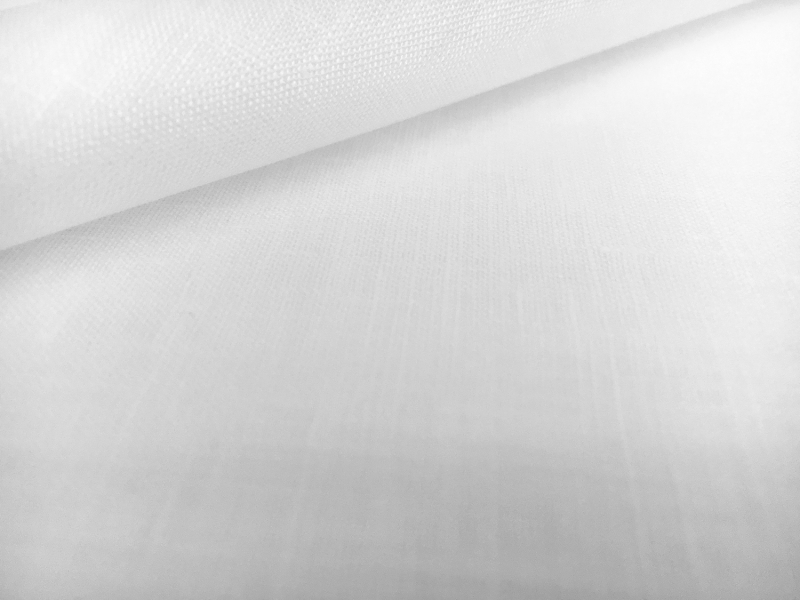 Belgian Sanforized Linen in Optic White | B&J Fabrics