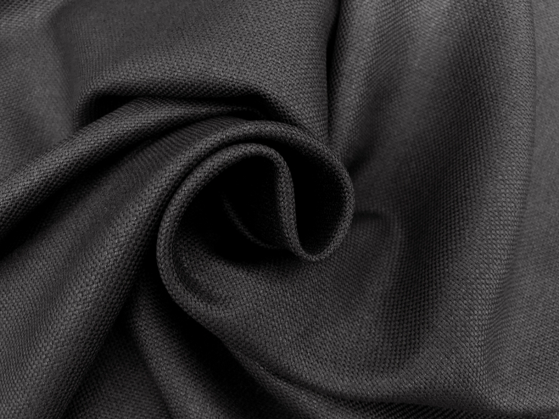 Italian Silk and Wool Suiting in Gunmetal1