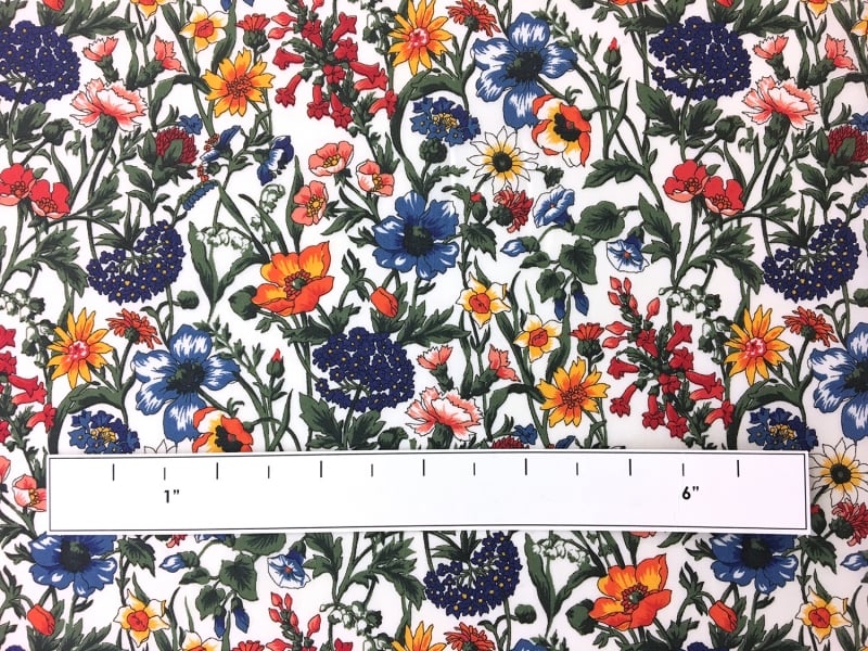 Liberty of London Cotton Lawn Print with Flowers1