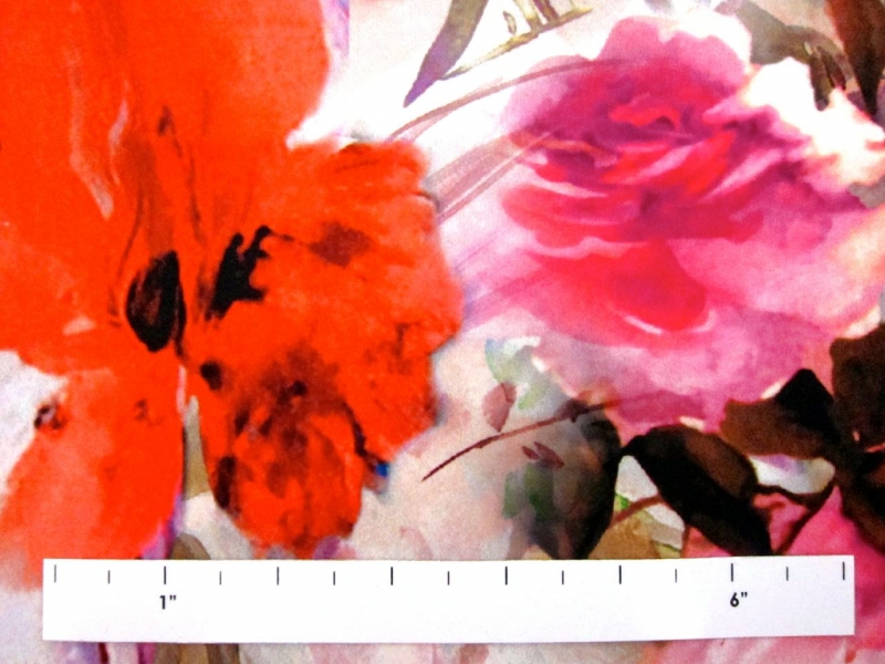 Scuba Knit Floral Print1