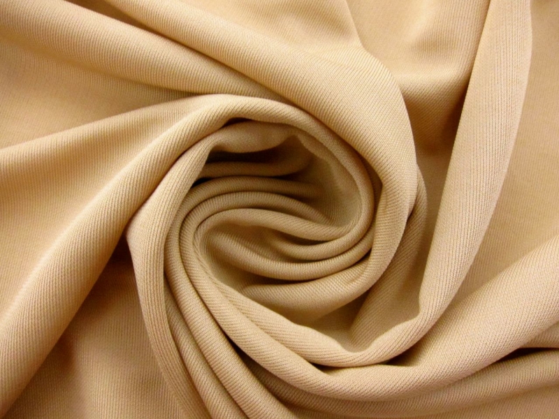 Matte Jersey Knit in Beige | B&J Fabrics