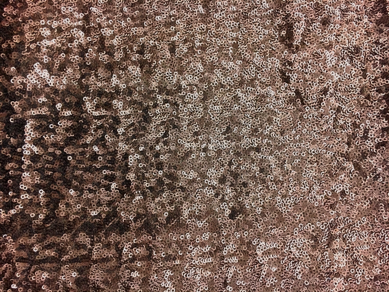 Mini Sequins on Stretch Tulle in Light Coffee2
